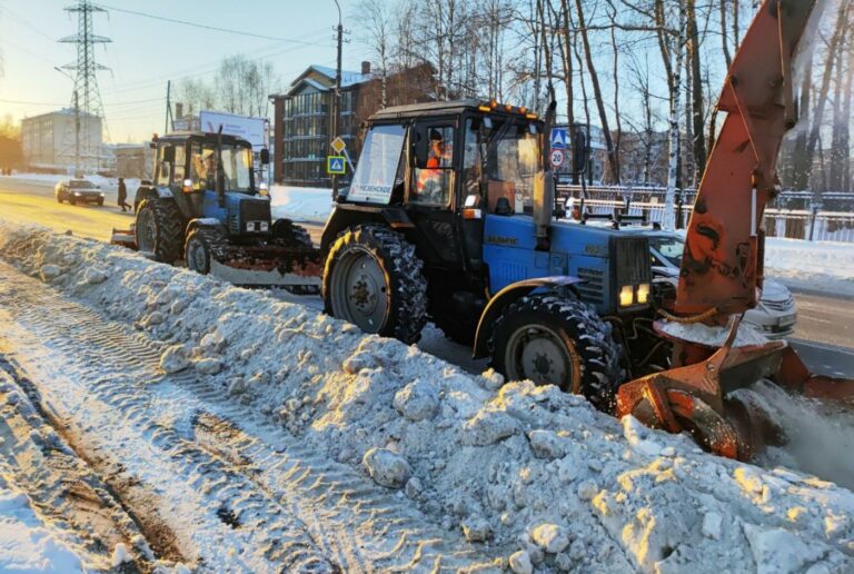 Содержание дорог зимнее время